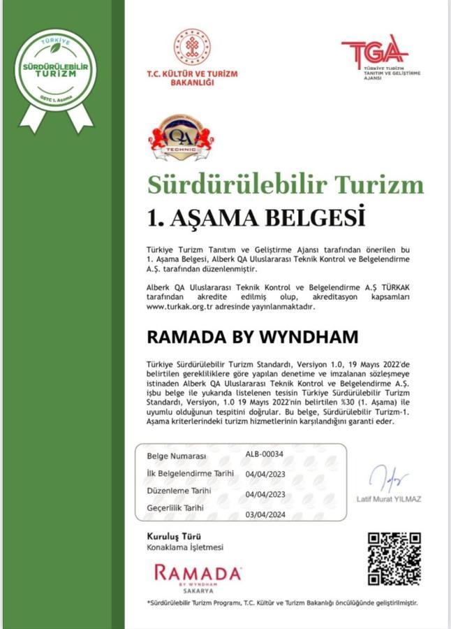 Ramada By Wyndham Sakarya Hotel Eksteriør bilde